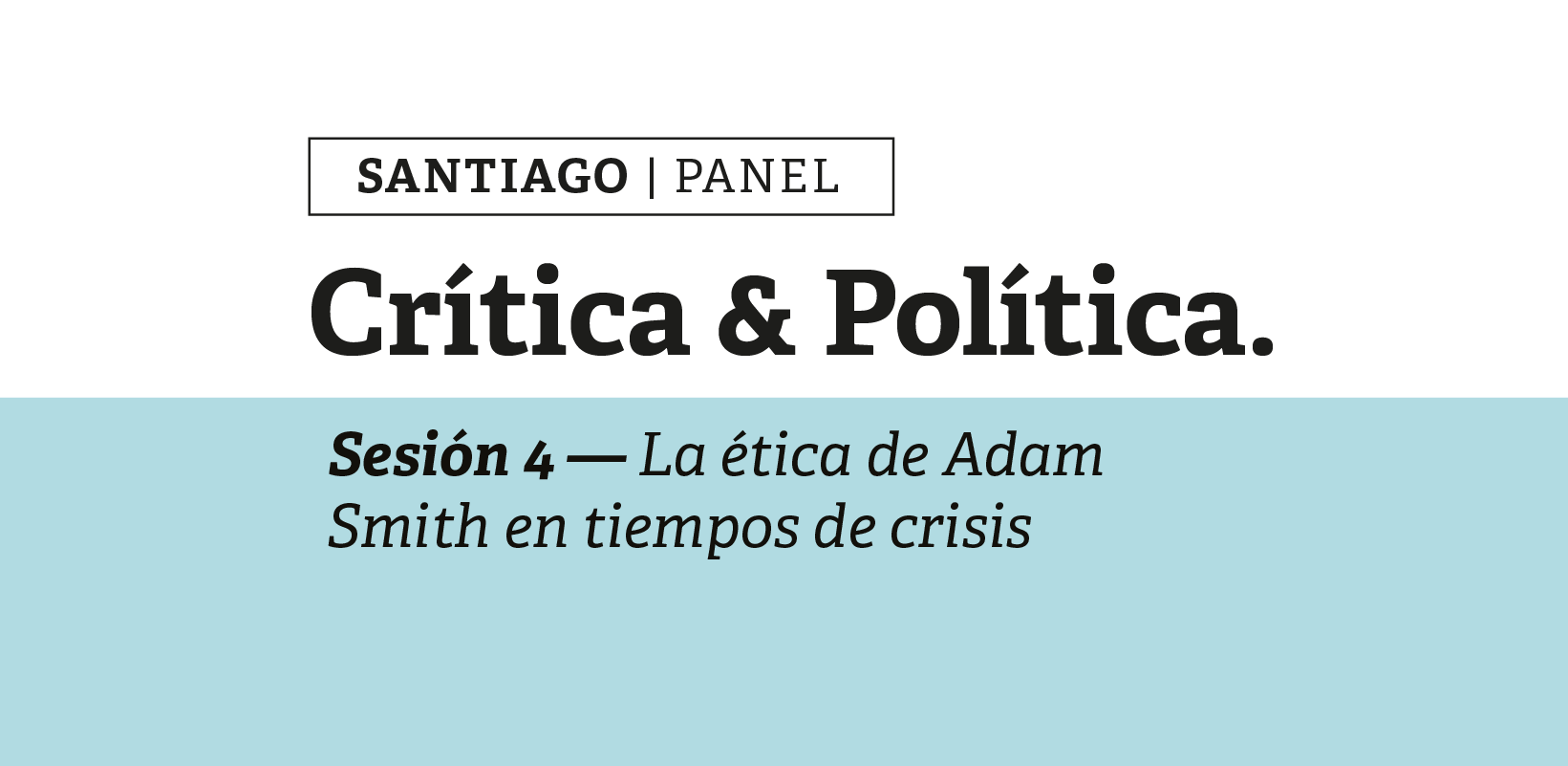Ciclo de crítica y política 