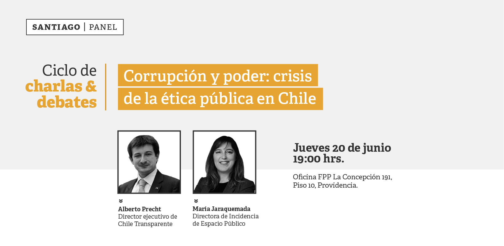 Ciclo de charlas y debates: 