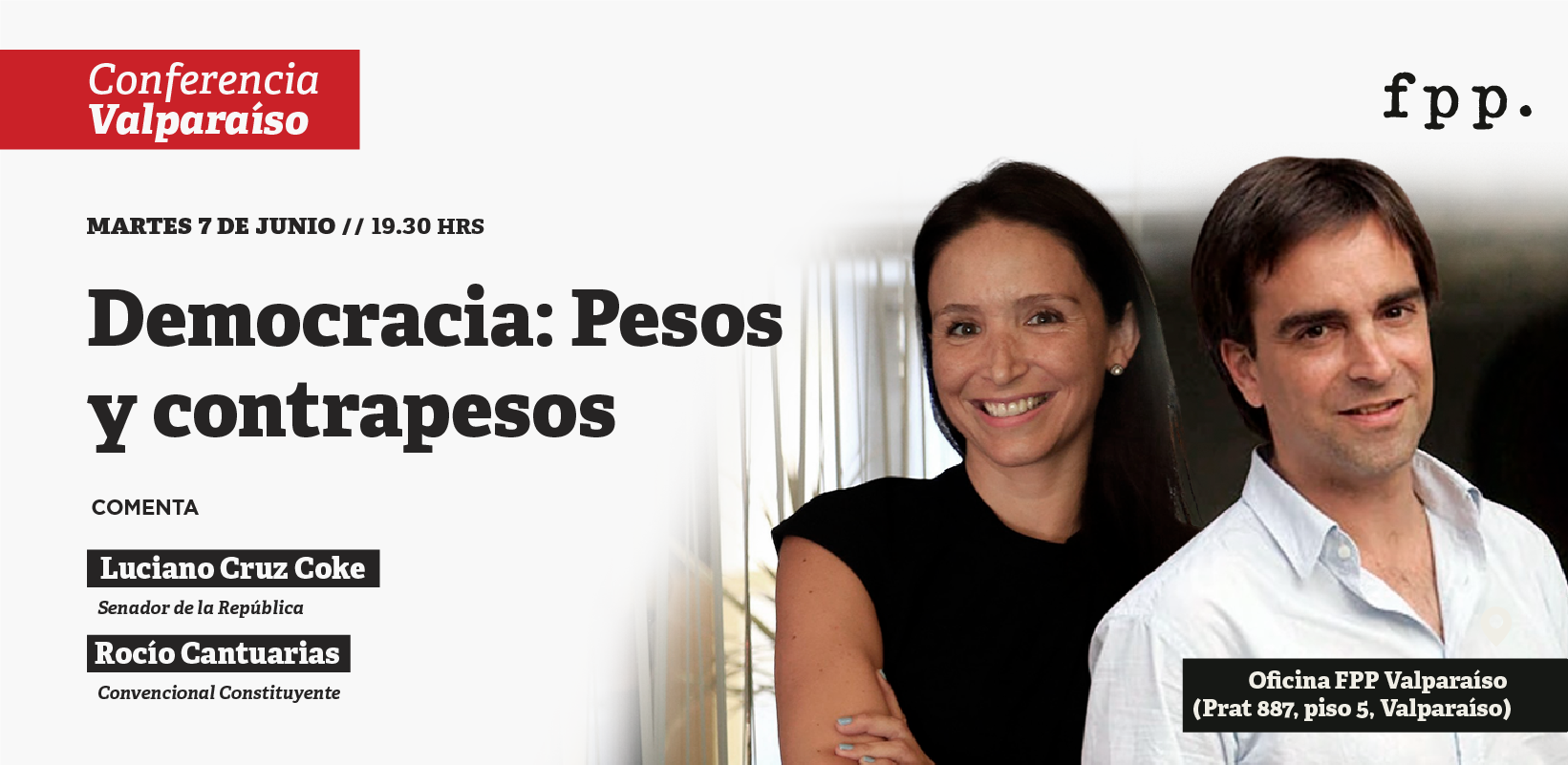 Conferencia en Valparaíso-Democracia: pesos y contrapesos