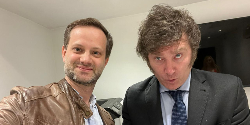 Los 40 minutos de Kaiser –a solas– con Milei: «No me cabe duda de que Argentina será otro país, después de su gobierno»