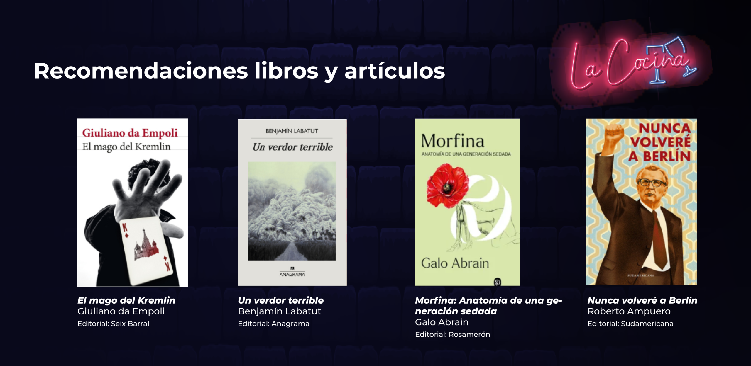 Recomendaciones de libros, artículos, películas y otros