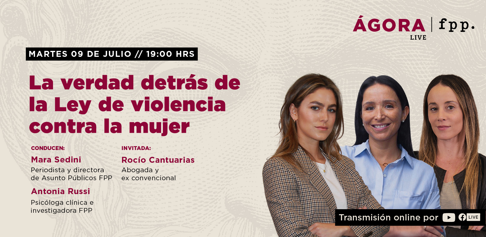 Ágora Live | La verdad detrás de la Ley de violencia contra la mujer