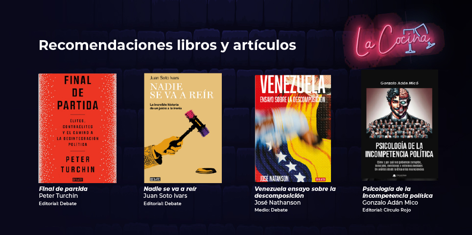 Recomendaciones de libros y artículos del mes de octubre