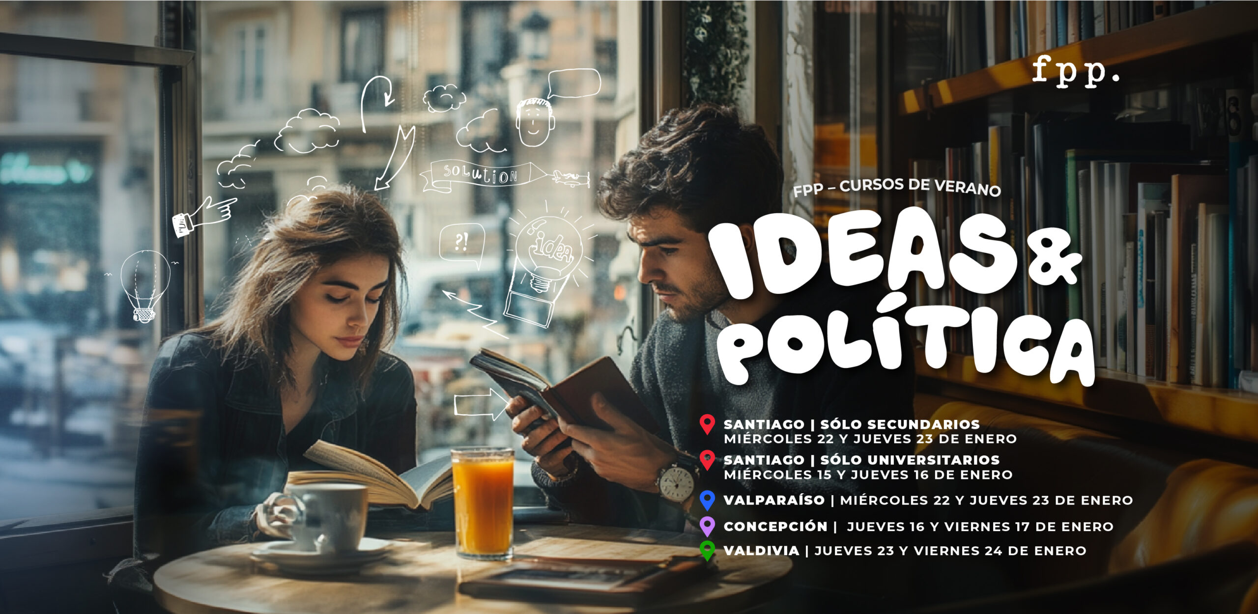 Curso «Ideas & Política FPP» abre sus postulaciones