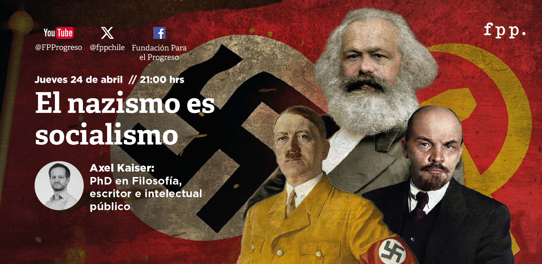Conferencia online Axel Kaiser: «El nazismo es socialismo»
