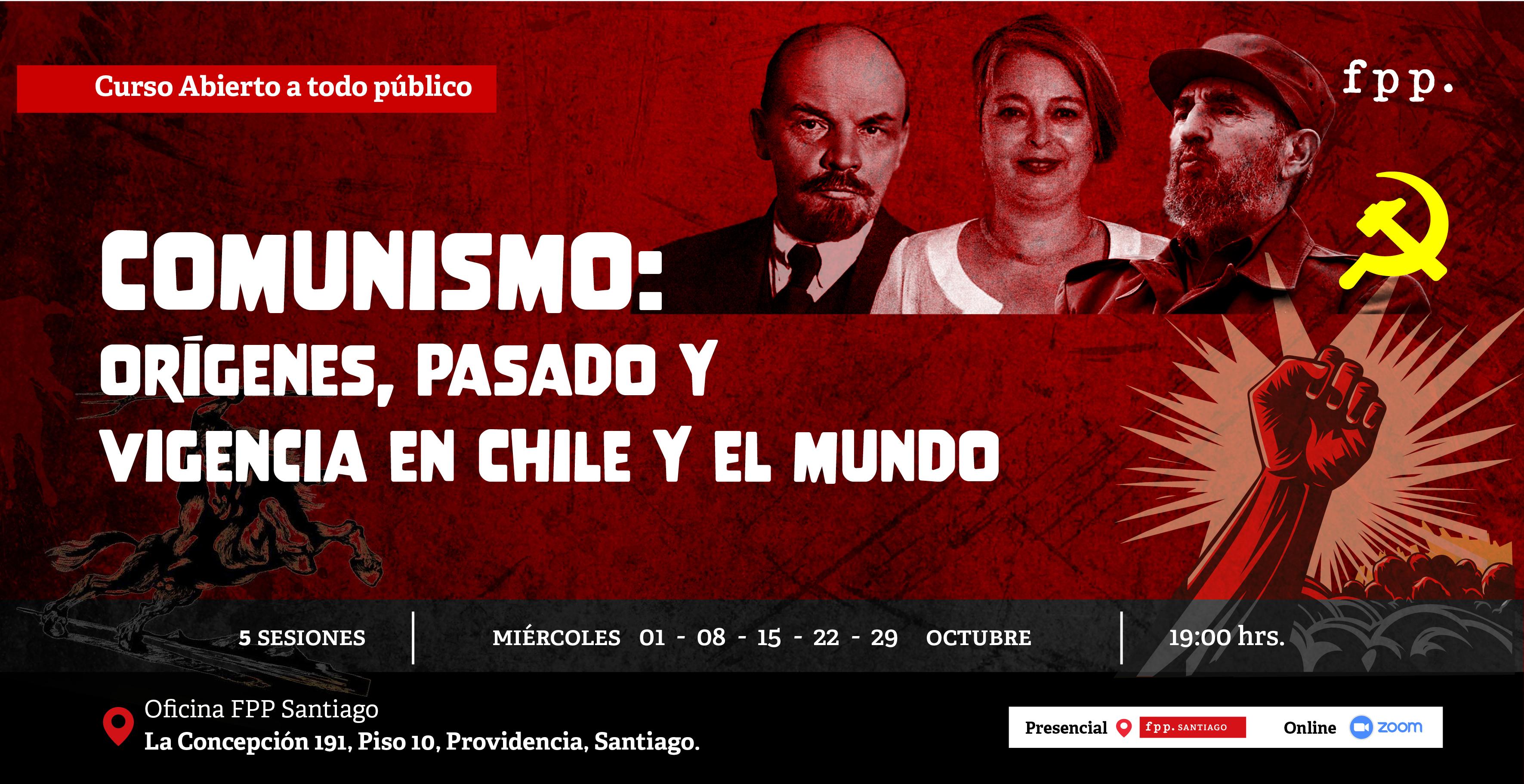 Curso Abierto | «Comunismo: orígenes, pasado y vigencia en Chile y el mundo» 