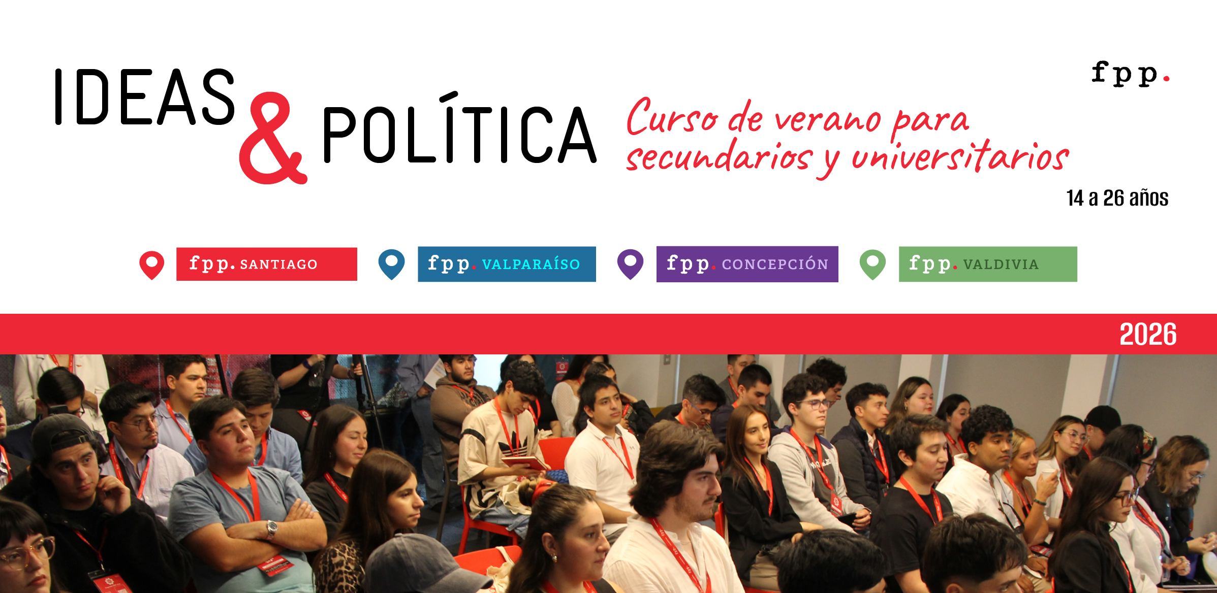Ideas & Política | Cursos de verano 2026 ¡se abren las postulaciones!