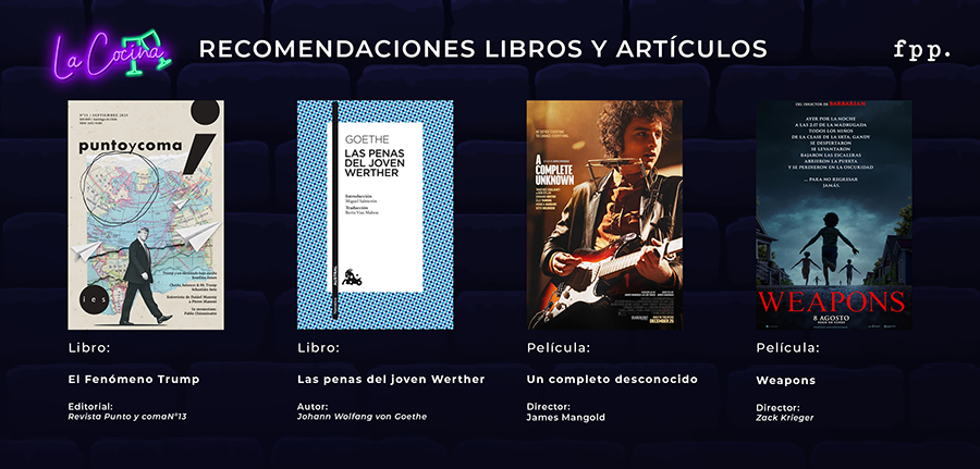 Recomendaciones de libros y películas del mes de Noviembre 2025