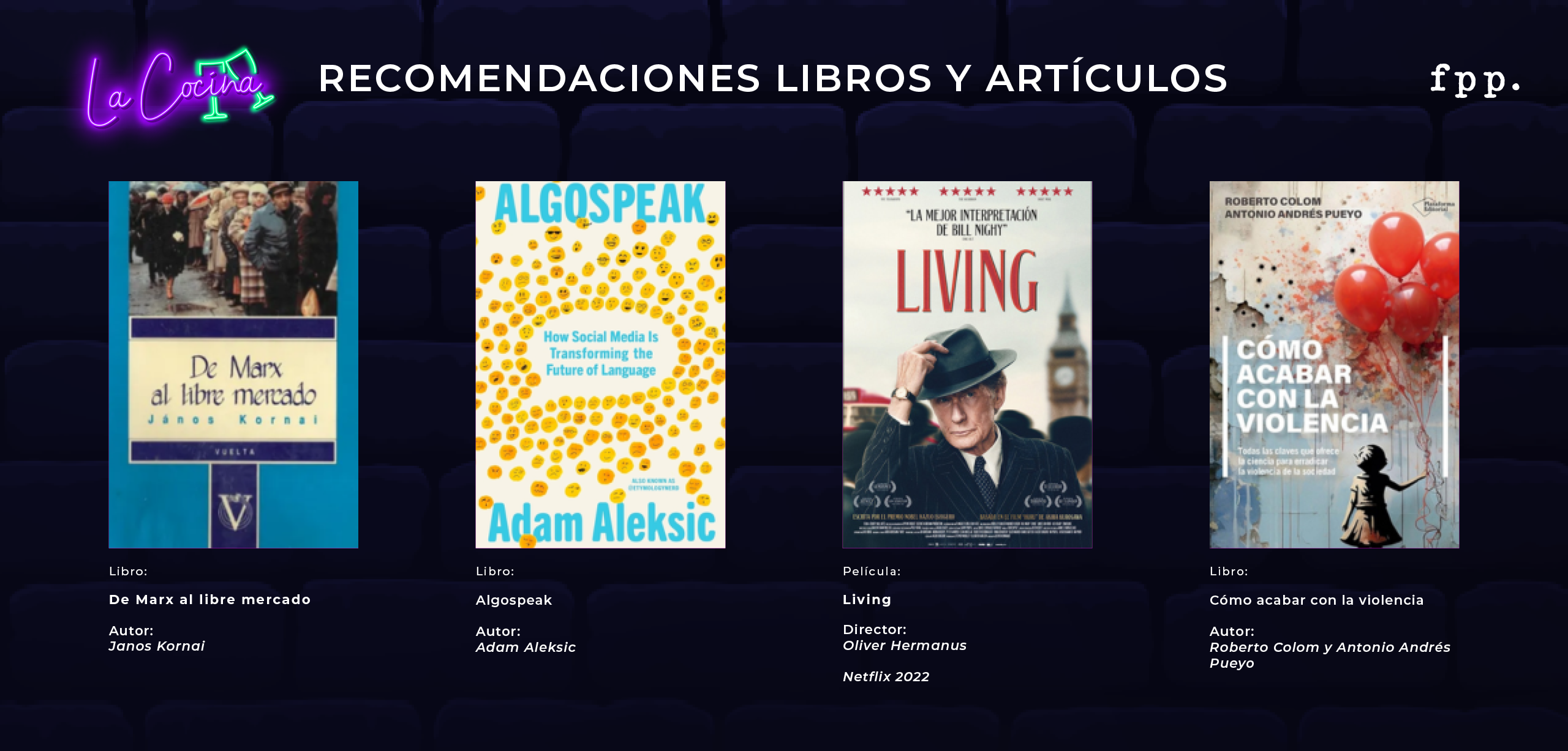 Recomendaciones de libros y películas del mes de Diciembre 2025