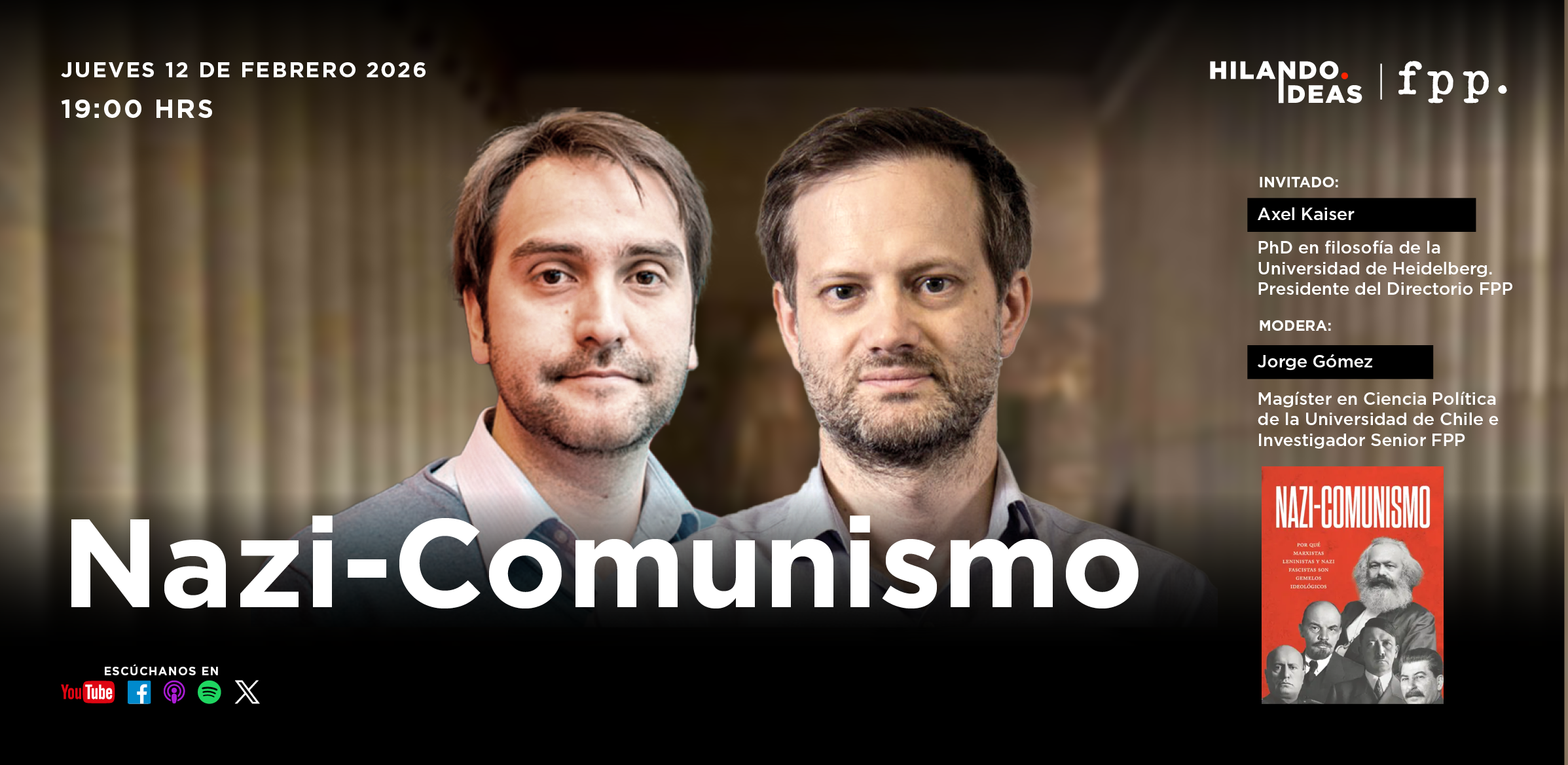 Hilando Ideas | «Nazi- Comunismo» nuevo libro de Axel Kaiser