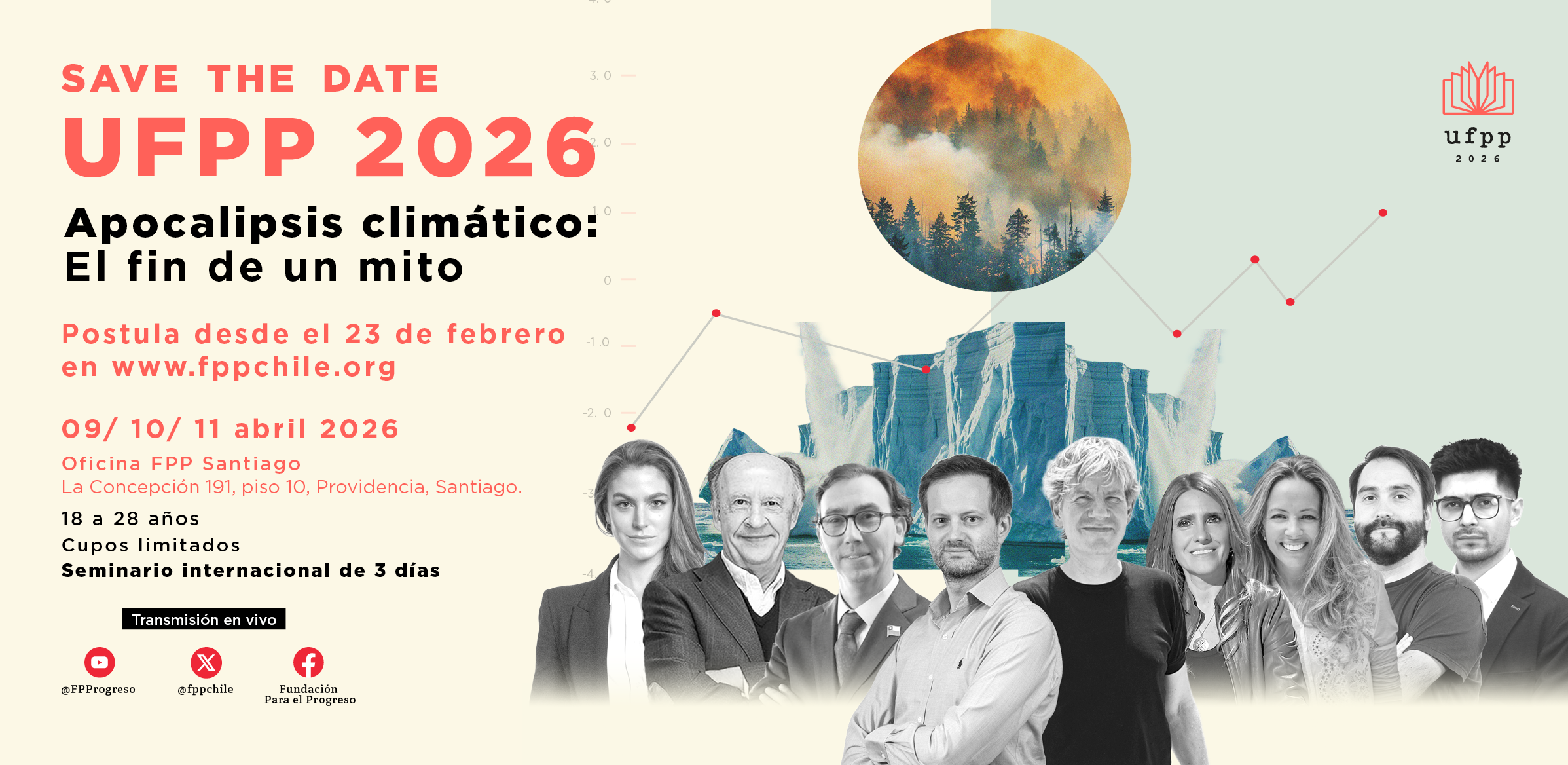¡Save the date! UFPP 2026 | Apocalipsis climático: el fin de un mito
