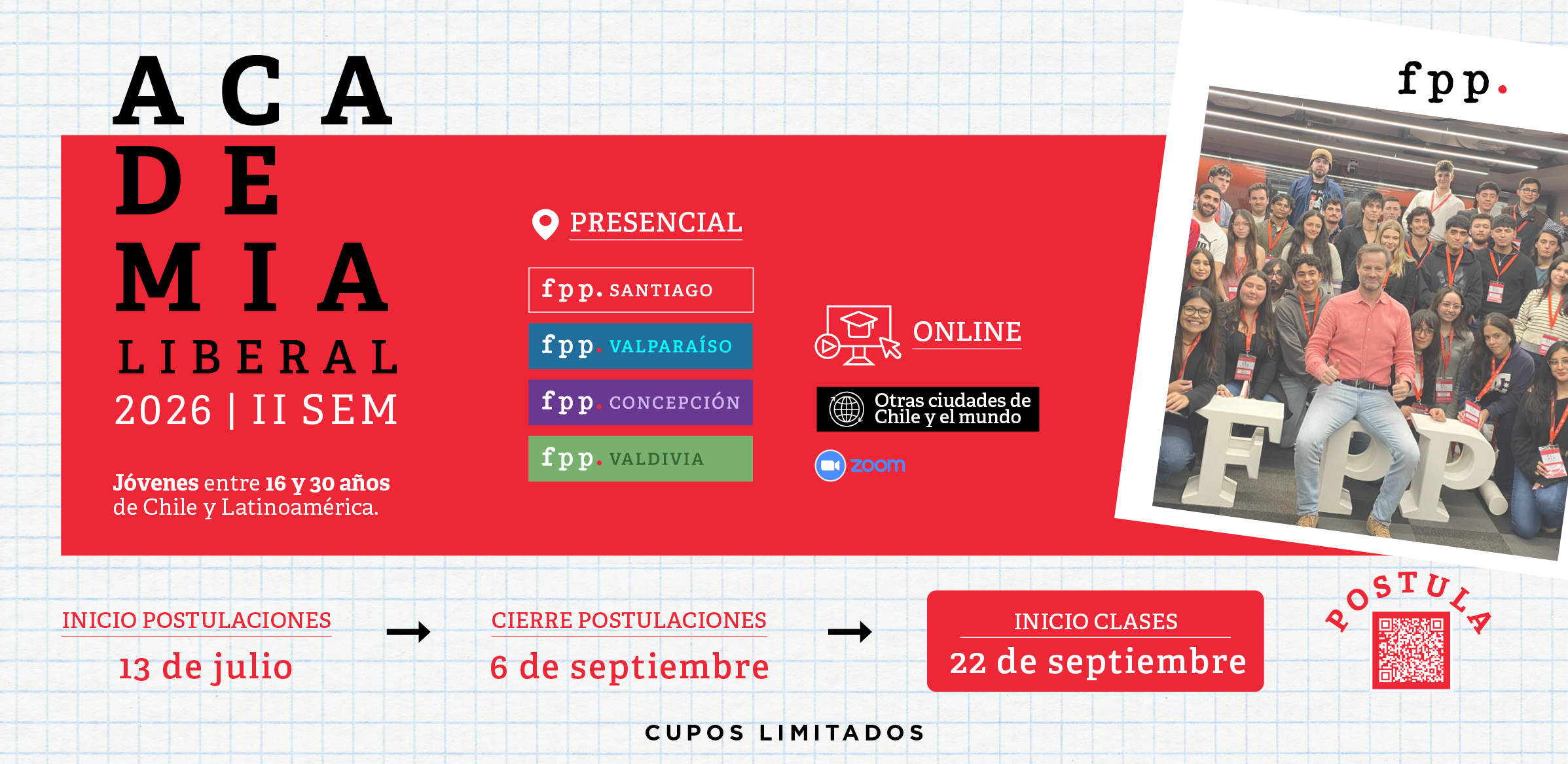 Academia Liberal 2026 - Generación II  ¡Postulaciones abiertas!