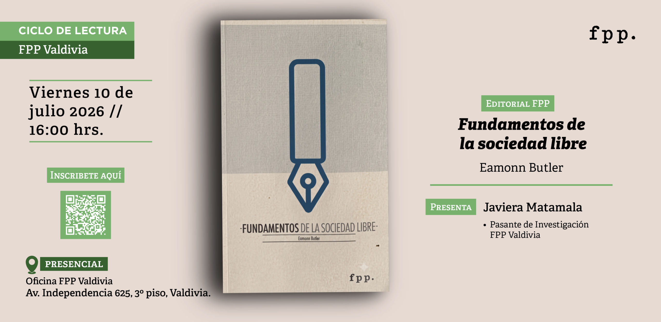 FPP Valdivia | Ciclo de lectura: «Fundamentos de la sociedad libre»